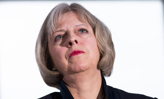 British Home Secretary Theresa May (AFP Photo)