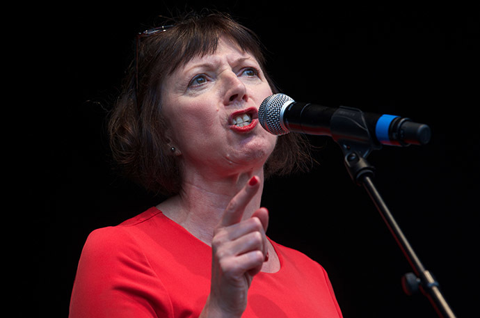 Frances O'Grady, General Secretary of the British Trades Union Congress (TUC). (AFP Photo/Andrew Cowie)