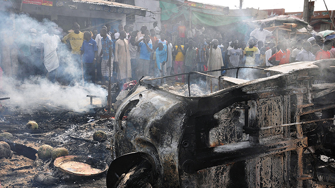10 yo suicide bomber blows up at crowded market in Nigeria, kills more than 15