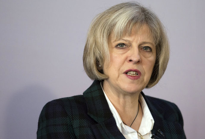 Britain's Home Secretary Theresa May (Reuters/Daniel Leal-Olivas)