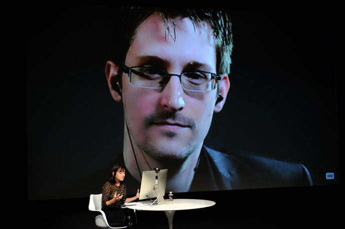 NSA whistleblower, Edward Snowden. (Bryan Bedder/Getty Images for The New Yorker/AFP)