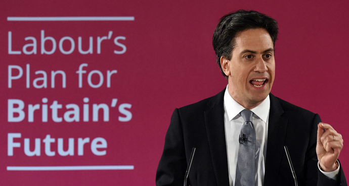 Leader of the opposition Labour Party Ed Miliband (AFP Photo / Paul Ellis)