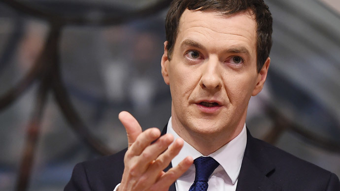 British Chancellor of the Exchequer George Osborne.(Reuters / Andy Rain)