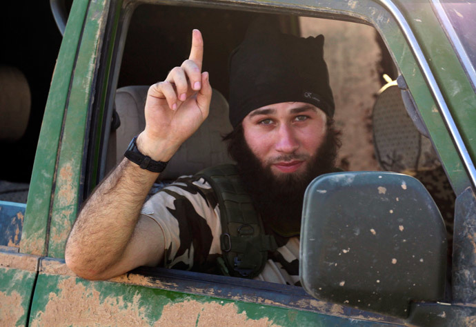 An Islamic State fighter (Reuters / Stringer)