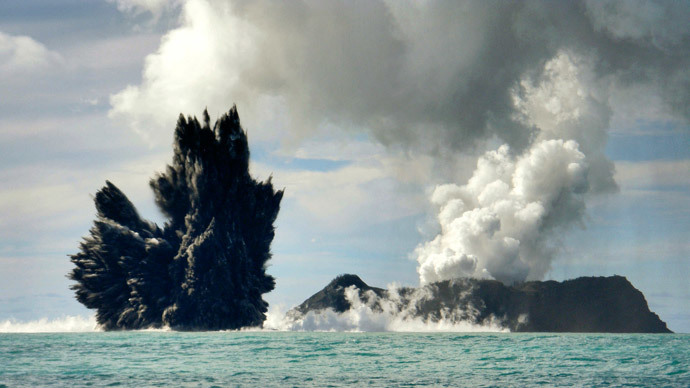 New island created in Tonga volcanic eruption