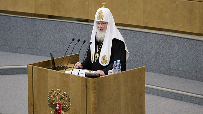 Patriarch seeks abortion ban in Russia in parliament speech