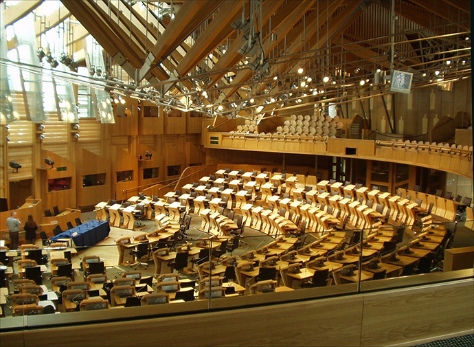 Scottish Parliamen (Image from wikipedia.org)