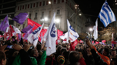 ​Spaniards hold mass rally for leftist Podemos ahead of elections