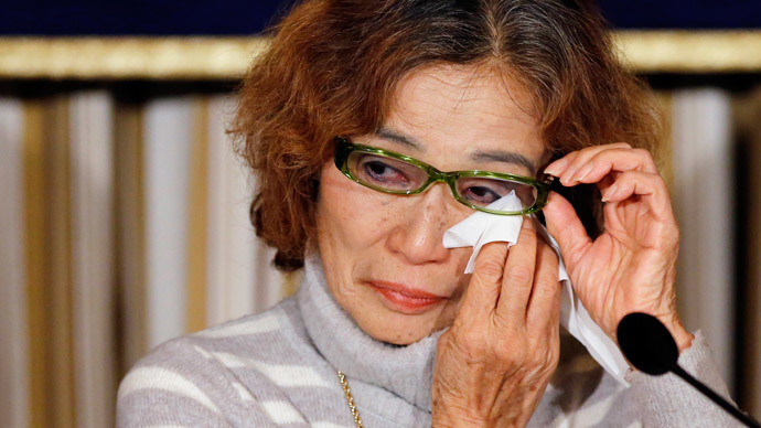 Junko Ishido, mother of Kenji Goto.(Reuters / Toru Hanai)