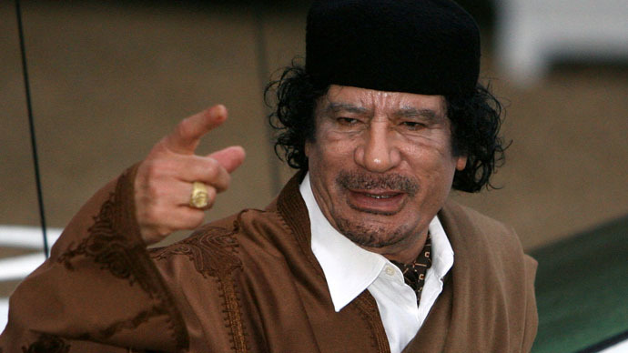Muammar Gaddafi (Reuters/Jacky Naegelen)