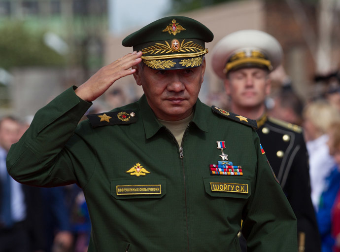 Russian Defense Minister Sergey Shoigu. (RIA Novosti/Igor Russak)