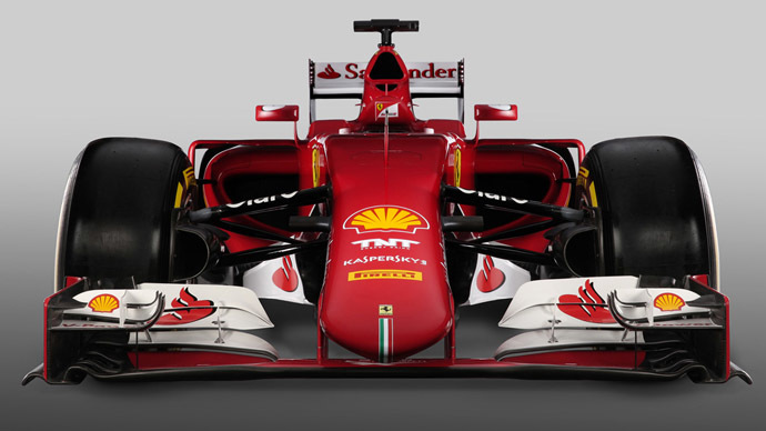 Ferrari unveils sleek new F1 ‘red machine,’ hopes to regain title
