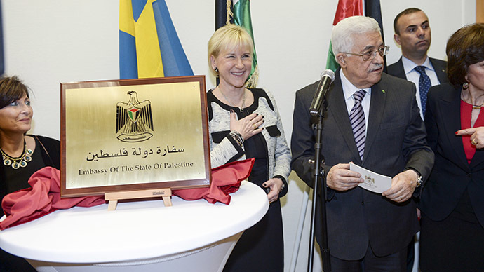 First Palestinian embassy in W. Europe opens in Sweden