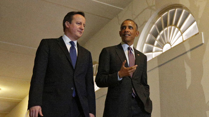 NATO will be harmed by UK defense cuts, Obama tells Cameron