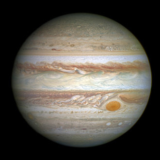'Great Red Spot' photo taken by the Hubble Space in 2014.(Reuters / NASA)