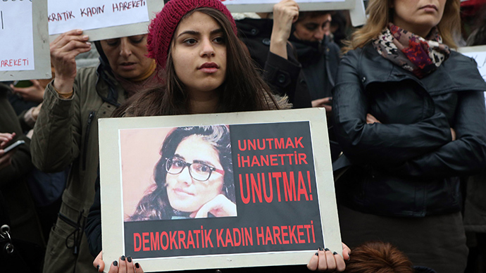 Massive protests in Turkey after student murdered & burnt in attempted rape