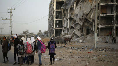 Banksy in Gaza: Haunting images among ruins of war