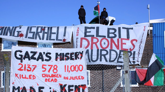 ‘Complicit in Gaza’s misery’: Pro-Palestine activists shut down UK arms factory