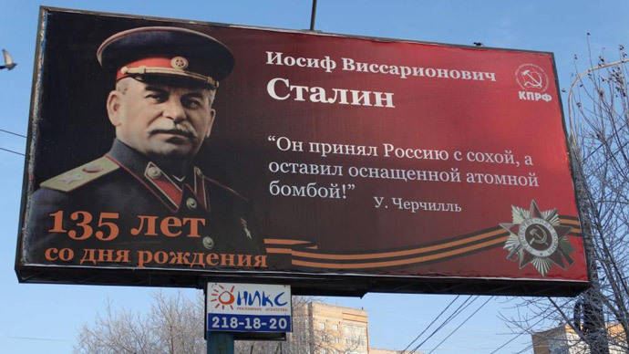 Perm-anent marker: Communists defend Stalin billboards in Urals city