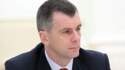 Billionaire Prokhorov calls own party ‘senseless’ and quits