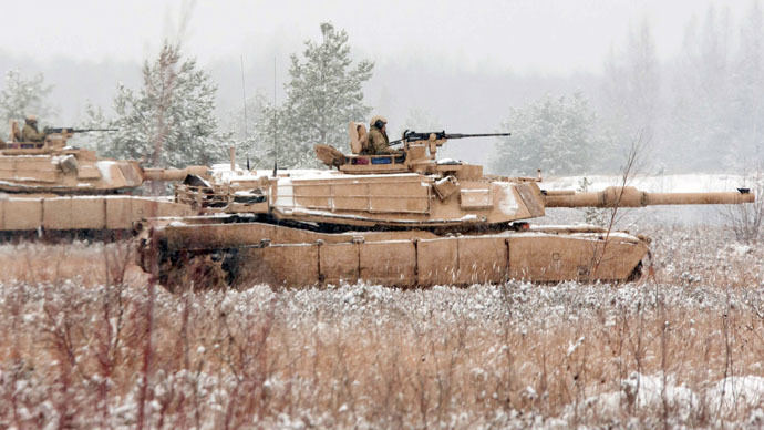 Drill spree: NATO tanks arrive for military exercise in Estonia