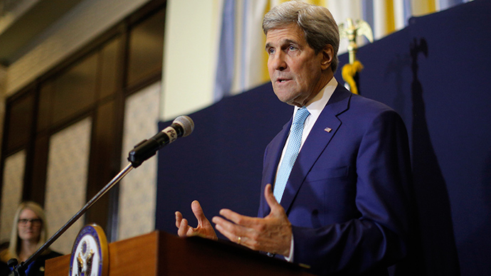 Kerry says US wants to negotiate with Assad… State Dept denies