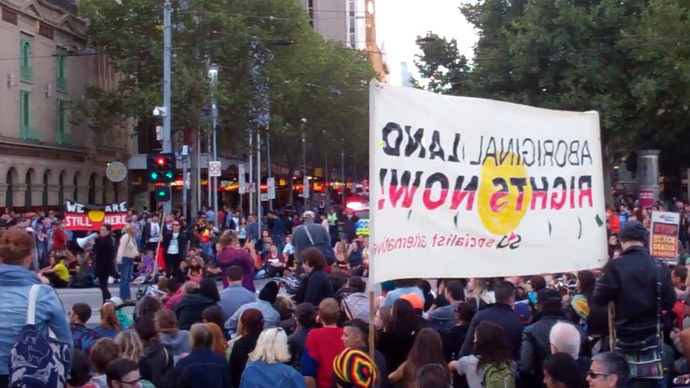 ​Rally against closure of indigenous communities in Australia