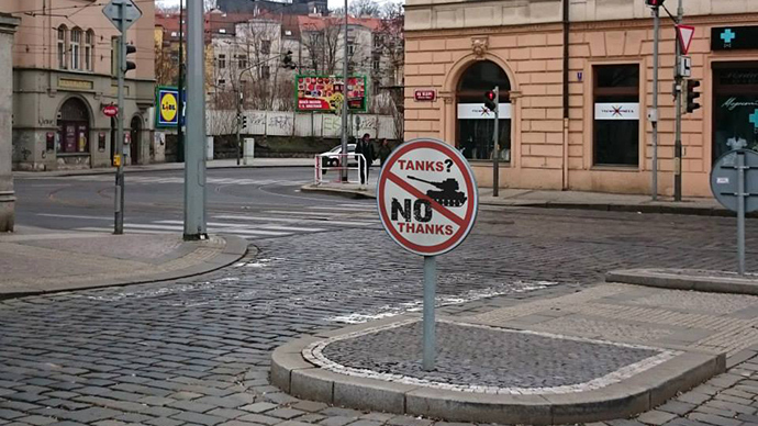 ‘Tanks? No thanks!’: Czechs unhappy about US military convoy crossing country