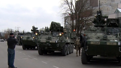 Czechs told not to throw tomatoes, eggs at US military convoy