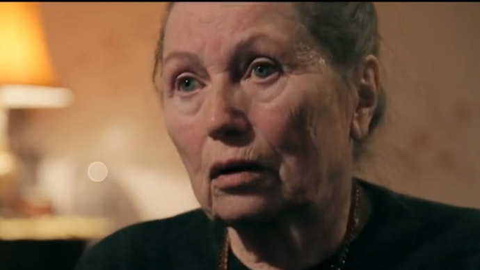 Concentration camp victim Eugenia Loginova (Still from RT video)