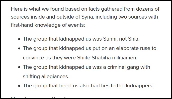 Richard Engel's conclusions about his 2012 kidnapping (screenshot from NBCNews.com)
