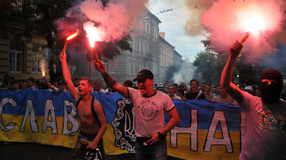 Hard tackle: Polish rugby fans threaten to kill Ukrainian nationalists, return Lvov to Poland
