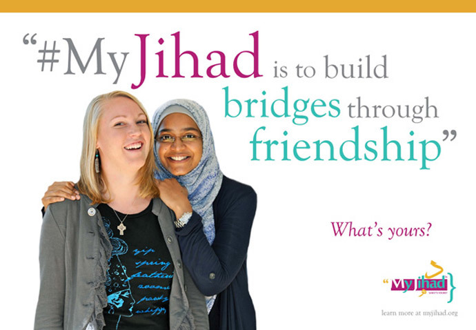 The original campaign spoofed by AFDI (Photo: myjihad.org)