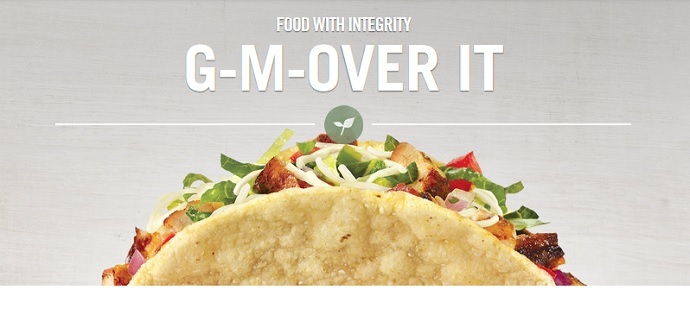 Screenshot from Chipotle.com