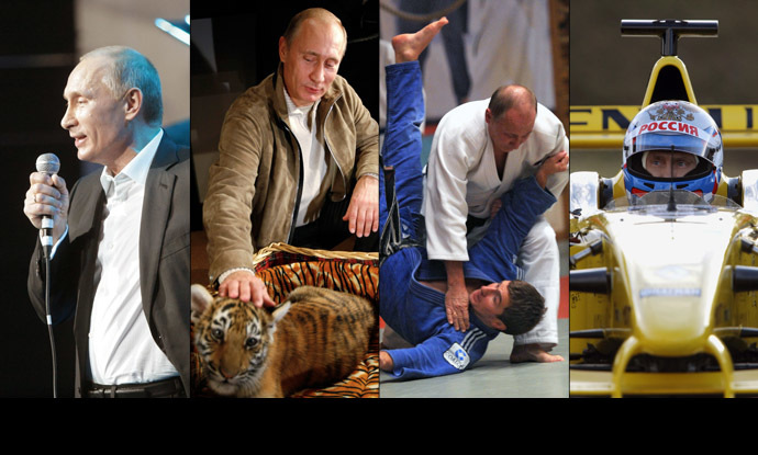 A combination of photos shows Russian President Vladimir Putin (RIA Novosti/Aleksey Nikolskiy/Press Service of the Russian President/Reuters)