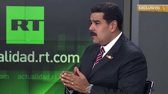 US going after Russia, Venezuela as it loses global influence – Maduro to RT
