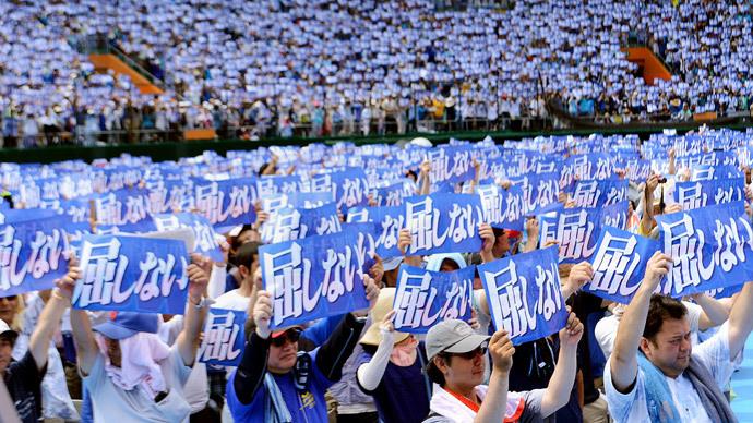 ‘Okinawa without US bases’: 1000s march against foreign military presence in Japan