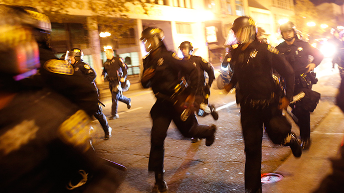 Multiple arrests as dozens rally in Oakland against police brutality