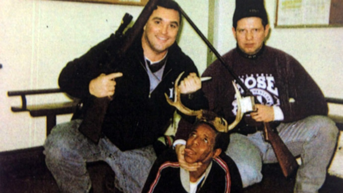 Crooked Chicago cops put antlers on black man’s head in ‘trophy’ photo revealed by court