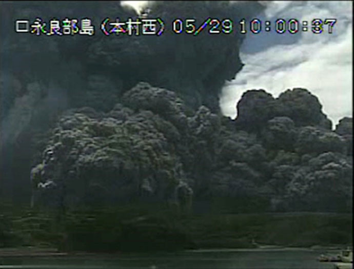 japan volcano eruption case study