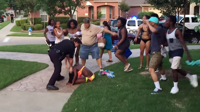 ‘Out of control’ McKinney police officer who drew gun on teens at pool party quits
