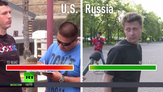 'Are you crazy?' People in Moscow widely oppose fake petition to nuke America (VIDEO)