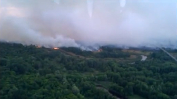 New wildfire sends smoke billowing over Chernobyl exclusion zone
