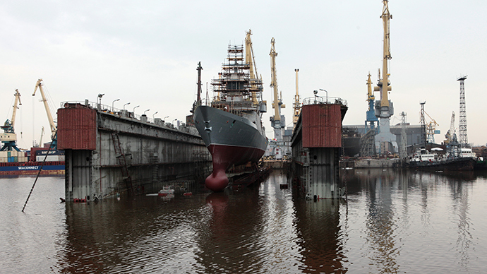 Severnaya Verf dockyard in St Petersburg (RIA Novosti / Alexey Danichev)