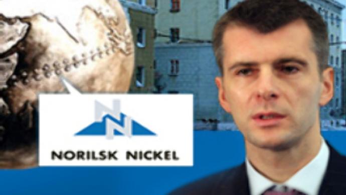 Rusal Nominates Prokhorov for Norilsk Nickel board