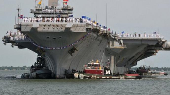 US aircraft carriers to deliver 'direct message to Iran'
