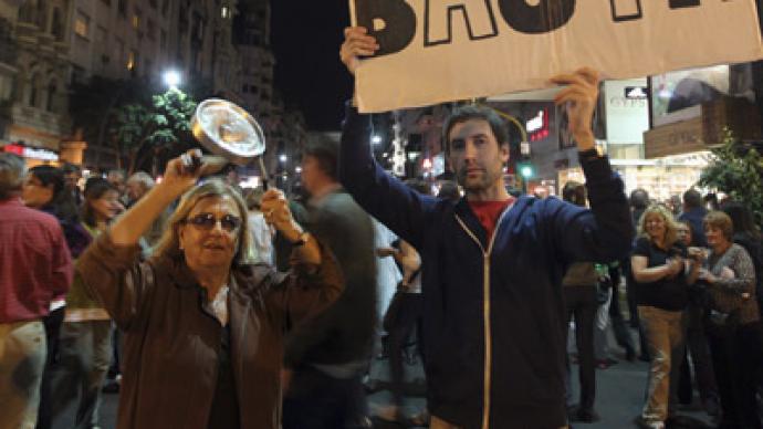 Tens of thousands of Argentines protest president’s policies