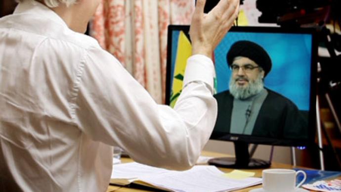 Nasrallah to Assange: Hezbollah talked to Syria opposition; we want dialogue, US & Israel want civil war