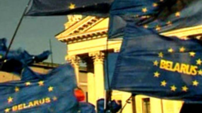 Belarusian protesters seek EU integration