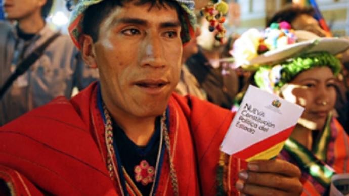 Bolivia 'throws out God'